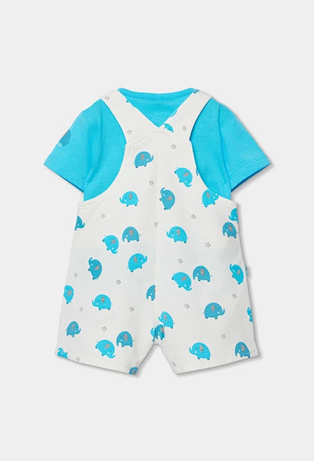 Completo neonato tuta stampata cotone