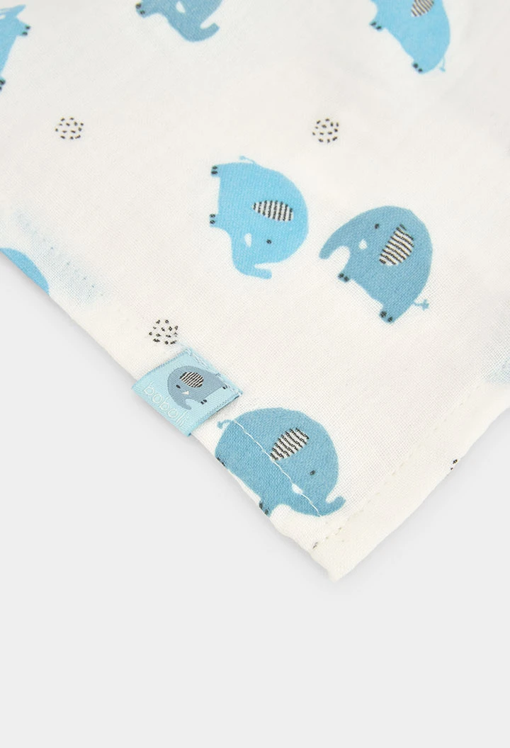 Couverture en coton imprimé pour bébé