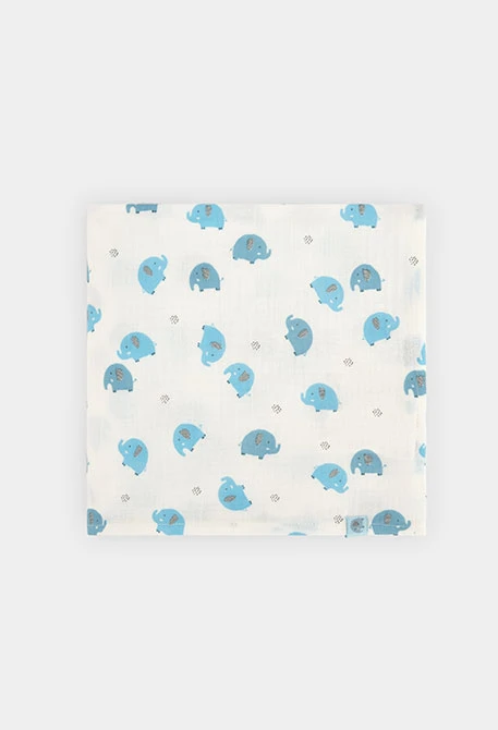 Cotton printed baby blanket