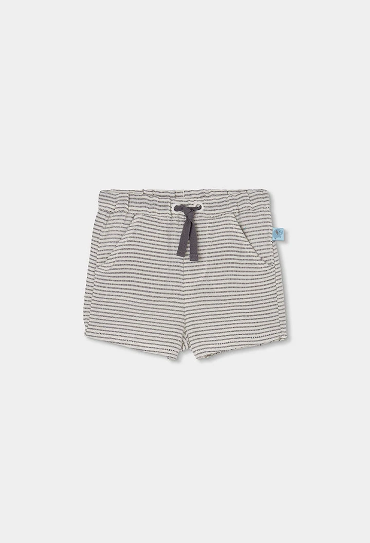 Conjunto bebé camiseta de algodão estampada.