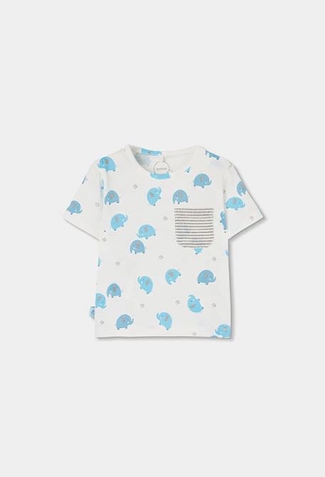 Baby outfit printed cotton T-shirt