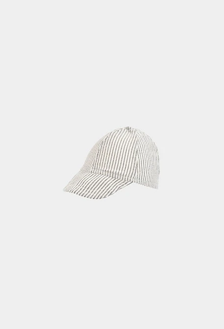 Striped baby cap