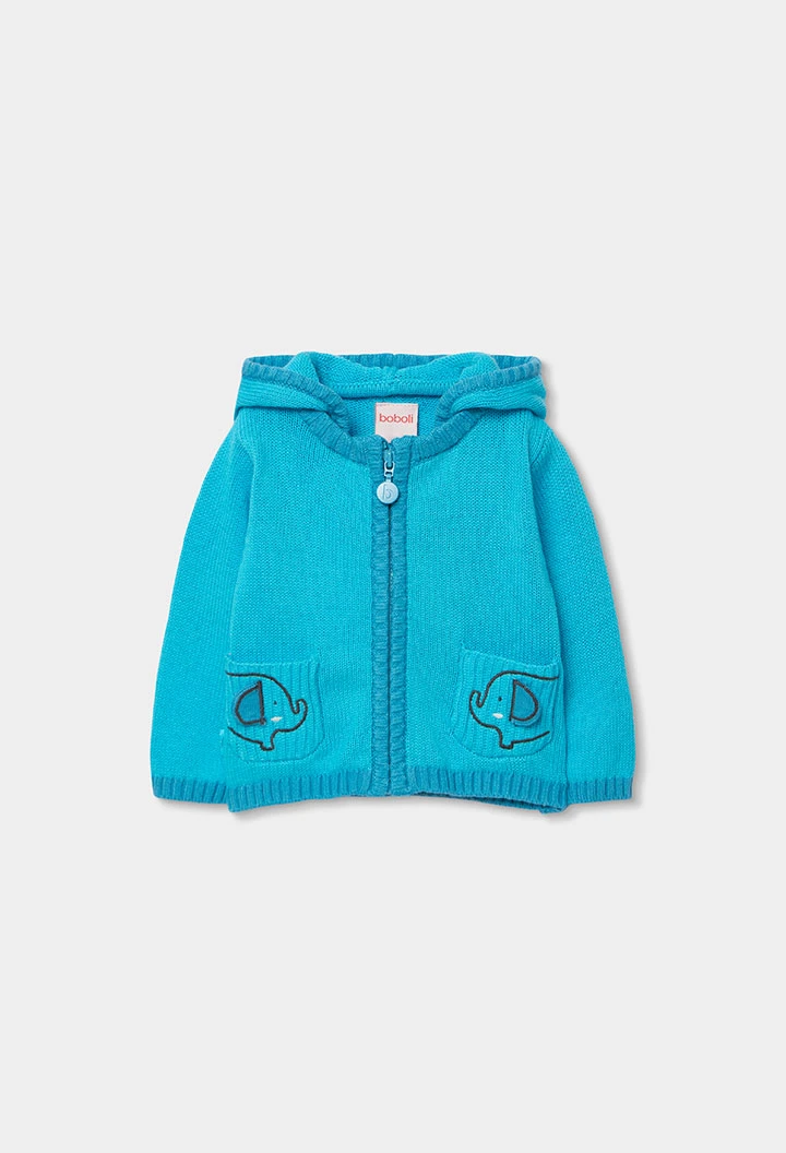 Chaqueta de bebé azul