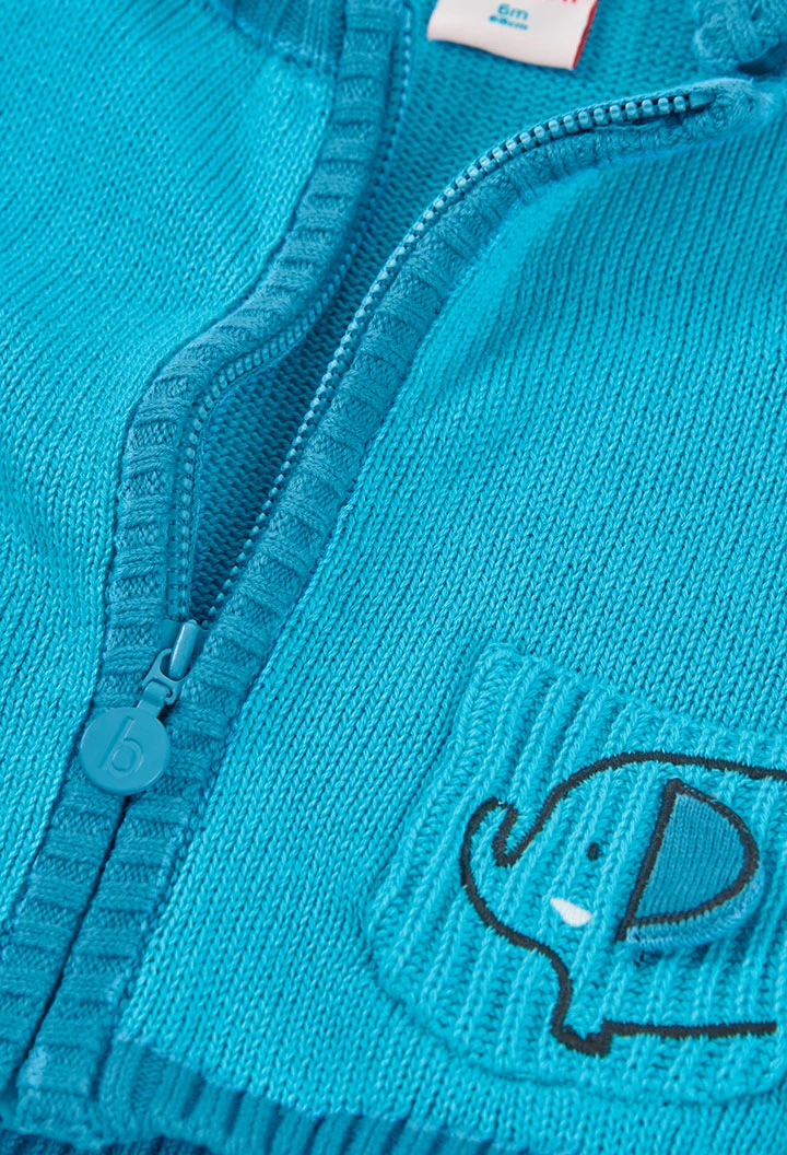 Chaqueta de bebé azul