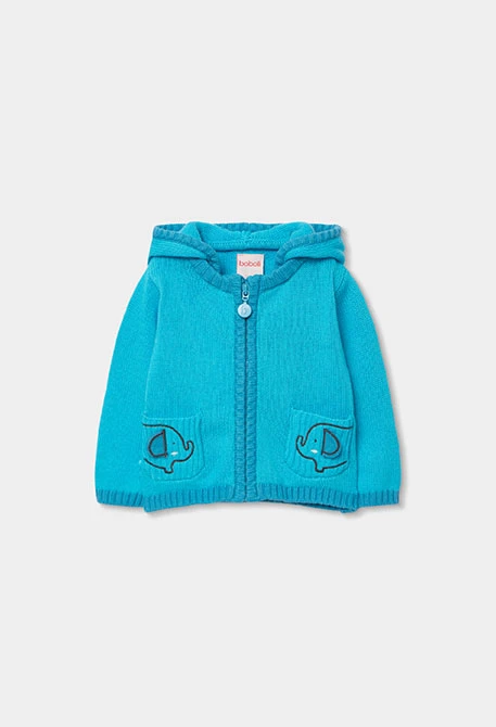 Blaue Babyjacke