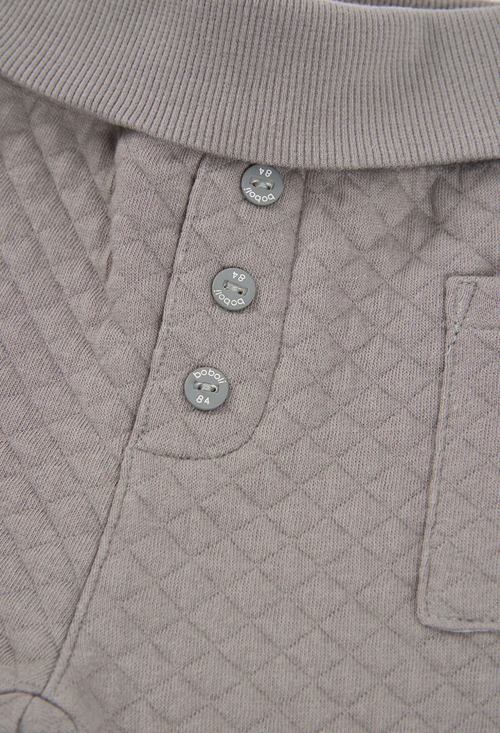 Completo in maglia neonato bambino azzurro celeste con stampa gufi