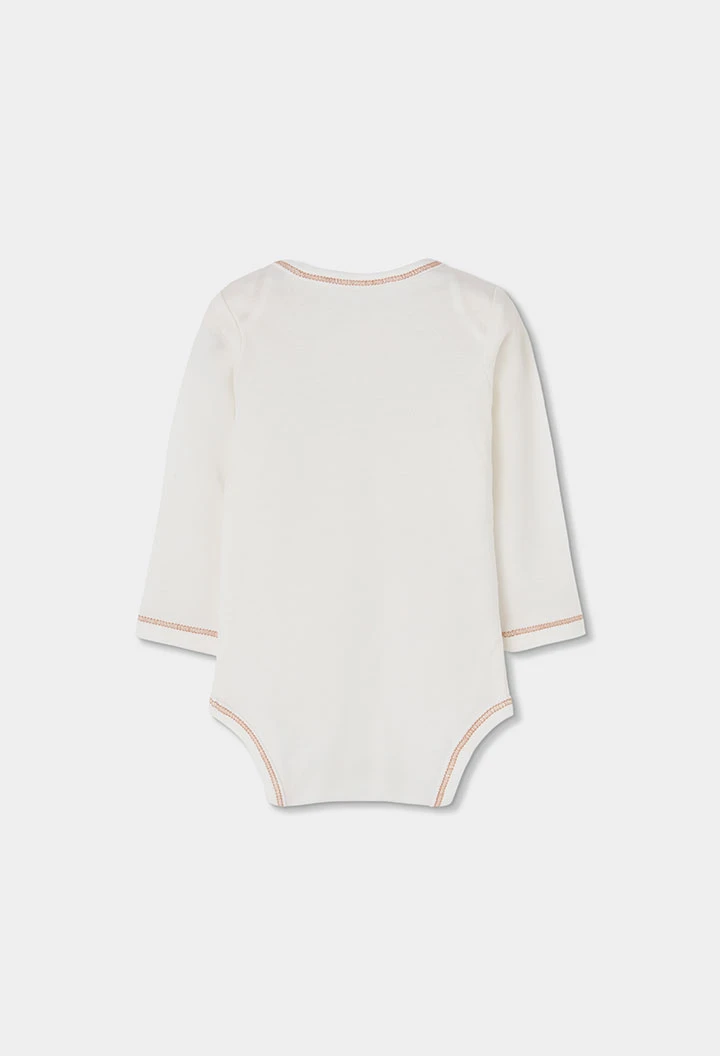 Pack 2 bodies bébé blanc imprimé hiboux