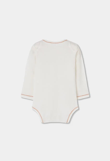Pack 2 bodies bébé blanc imprimé hiboux
