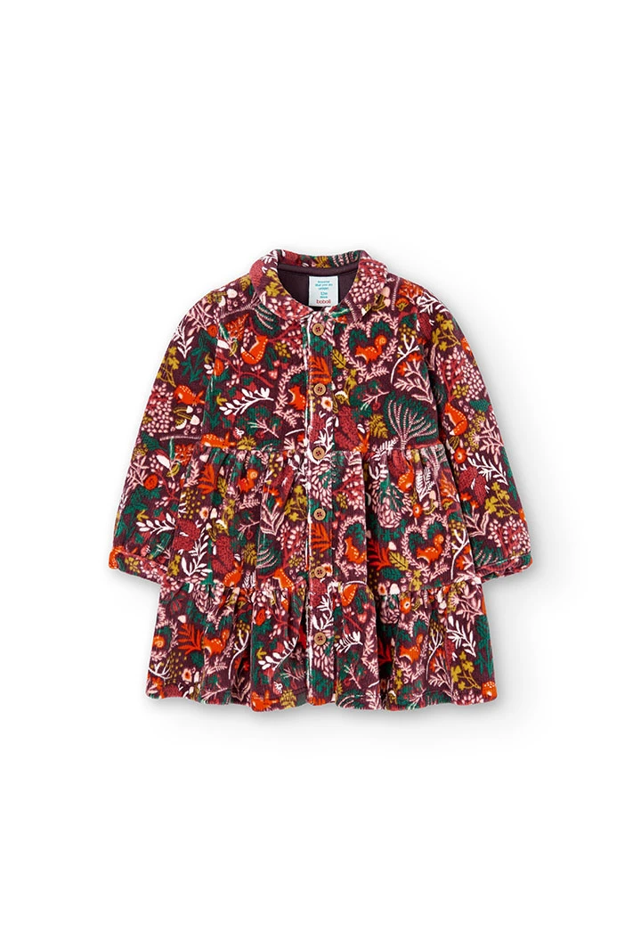 Robe maille pour bébé fille -BCI