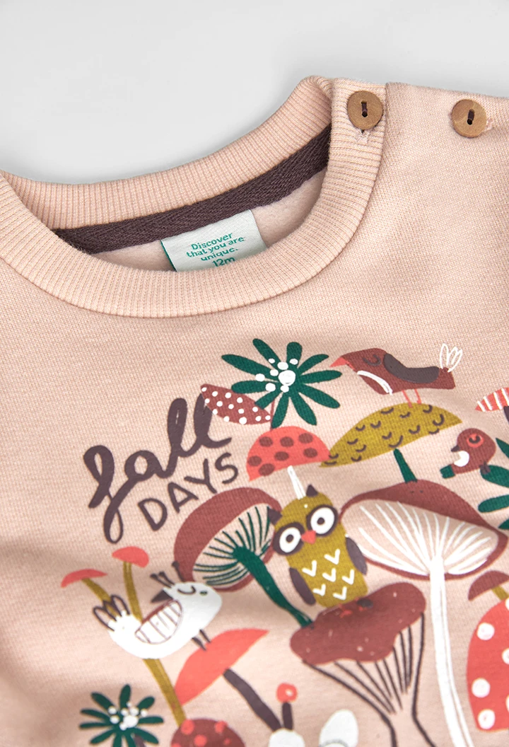 Pack punt de nadó nena sudadera i pantaló