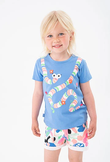 Strick-Shirt, für Baby-Mädchen, in Farbe Blau