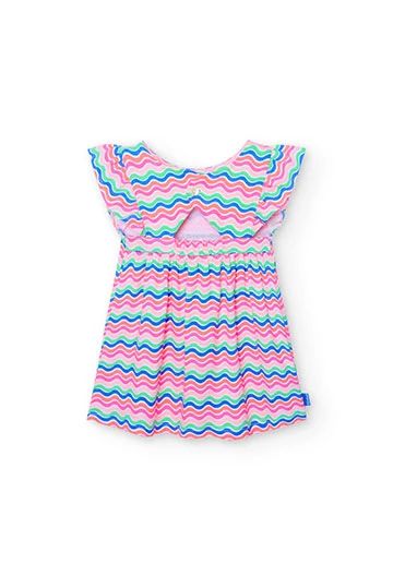 Baby girl\'s printed knit dress