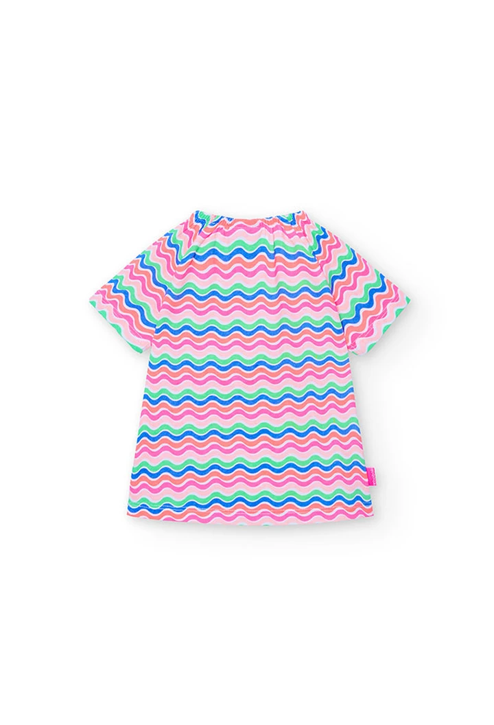 Baby girl's printed knit t-shirt
