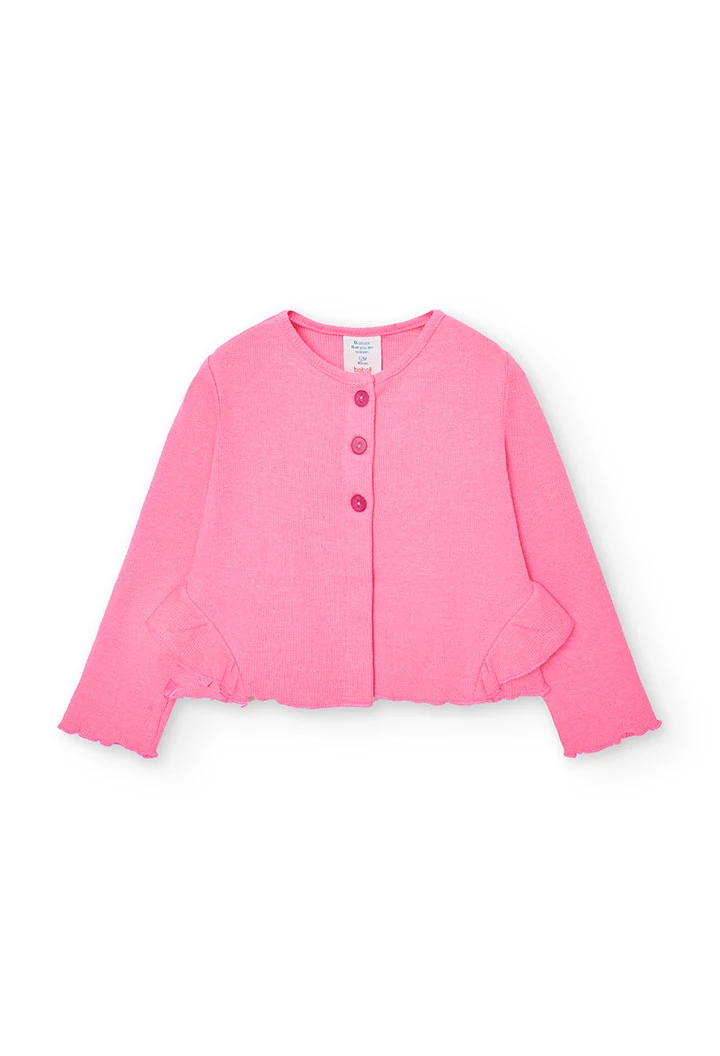 Canalé-Jacke für Baby-Mädchen, in Farbe Rosa