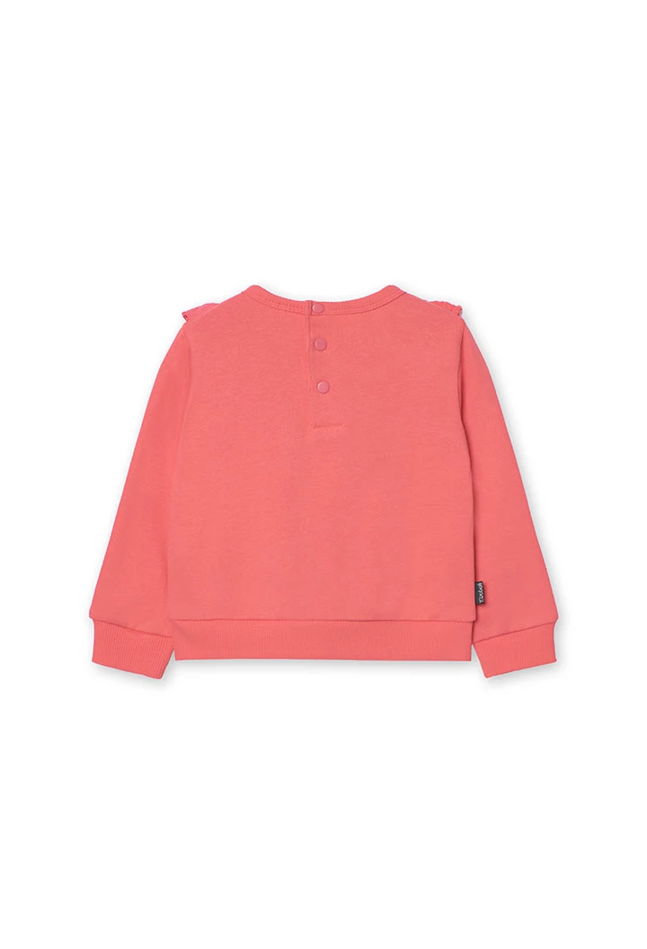 Sweatshirt für Baby-Mädchen in Orange