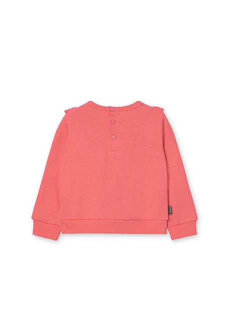 Sweatshirt für Baby-Mädchen in Orange