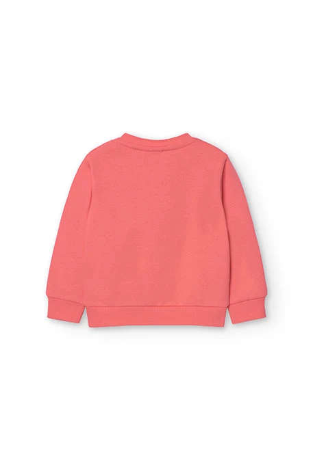 2tlg. Set mit Sweatshirt und Jogginghose für Baby Mädchen in Rosa