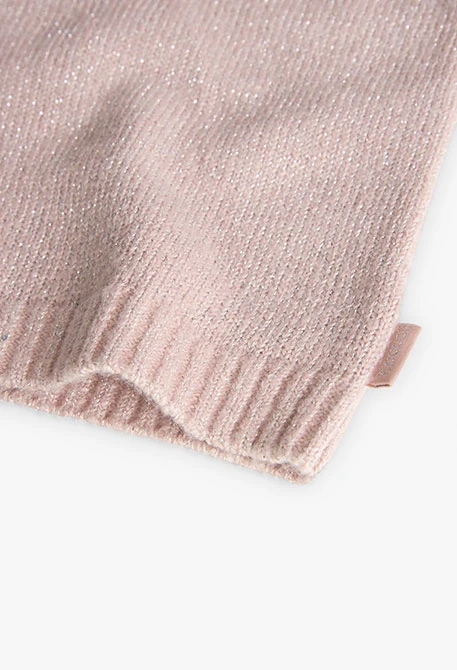 Maglione in tricot per neonato rosa