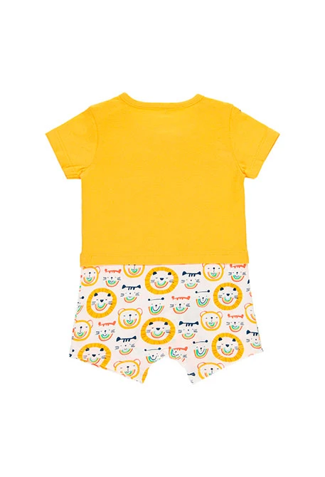 Grenouillère en tricot pour bébé - organique