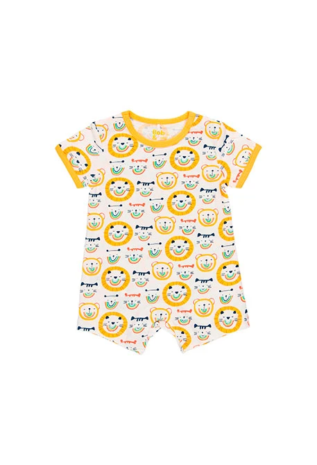 Grenouillère en tricot pour bébé - organique