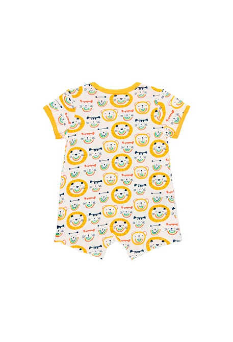 Grenouillère en tricot pour bébé - organique