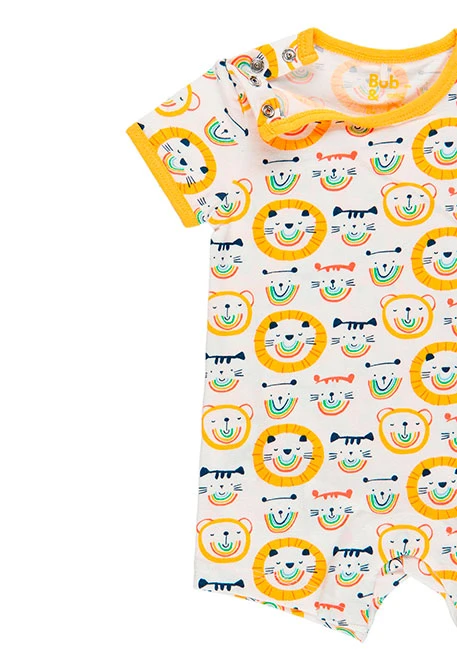 Grenouillère en tricot pour bébé - organique