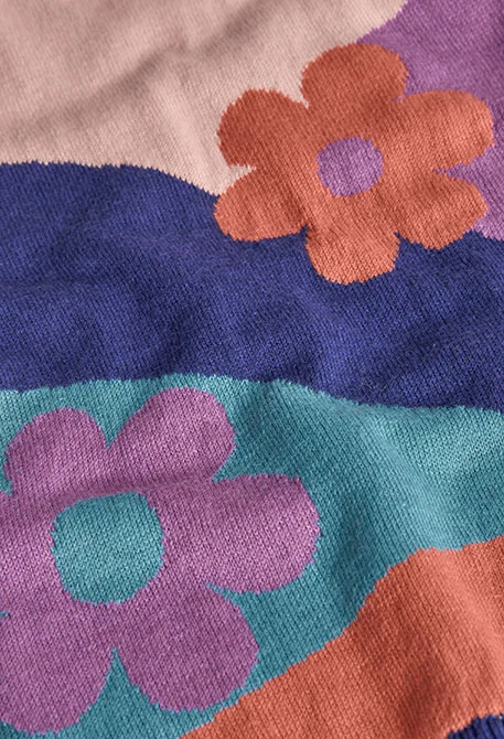 Vestit de flors en rosa