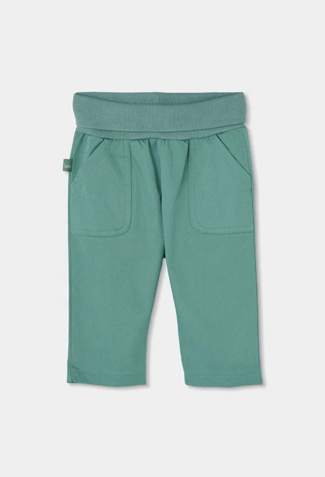 Conjunto bebé camisola e calças algodão branco