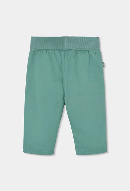 Conjunto bebé camisola e calças algodão branco