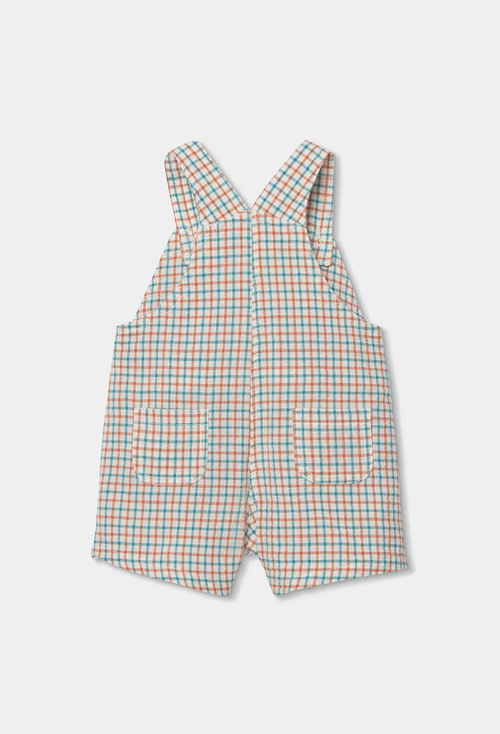 Ensemble pour bébé coton à carreaux