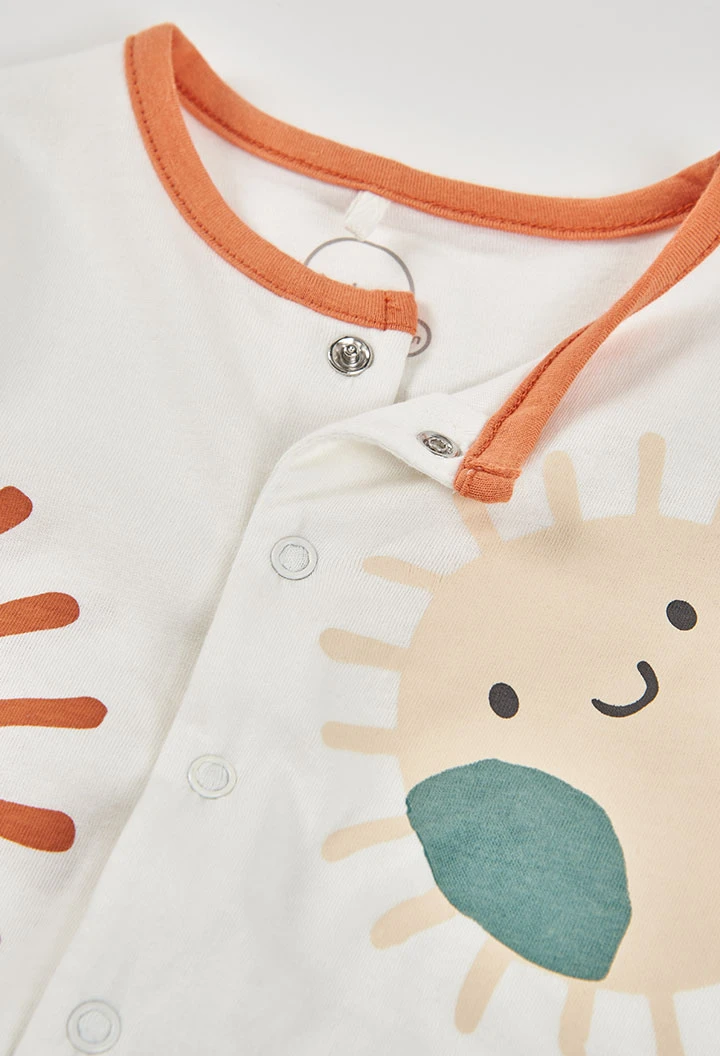 Tutina neonato cotone bianco