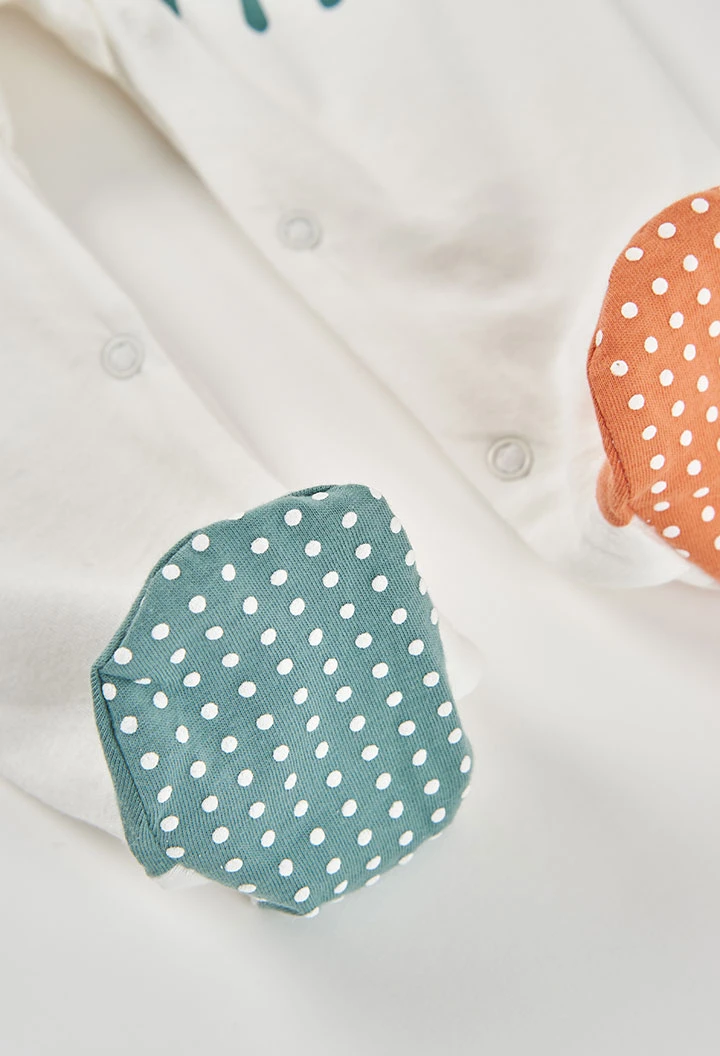 Tutina neonato cotone bianco