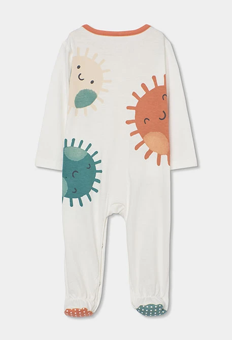 Tutina neonato cotone bianco