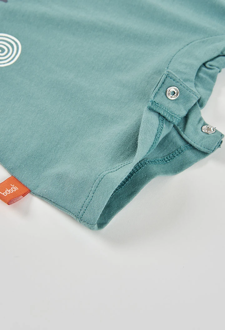 Weißer Baby-Overall aus Baumwolle