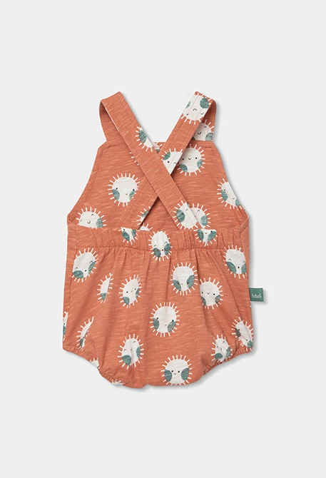 Babygrow de bebé em algodão estampado