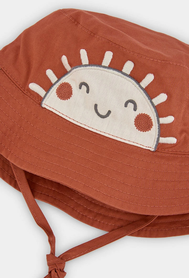 Bonnet bébé marron