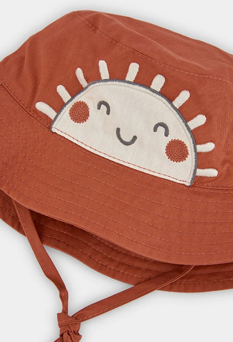 Bonnet bébé marron