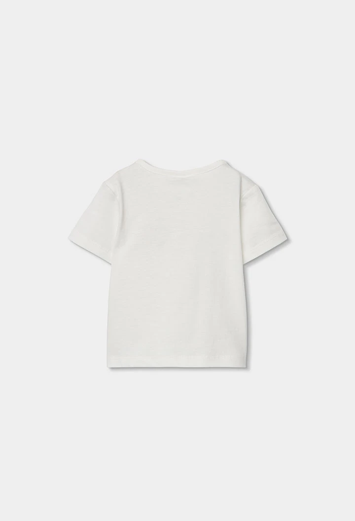 Baby-Set, weißes Baumwoll-T-Shirt
