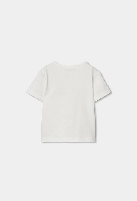 Baby-Set, weißes Baumwoll-T-Shirt