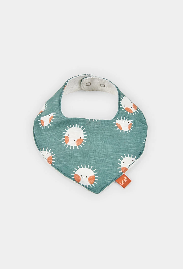 Pack de 2 babetes bebé algodão estampado