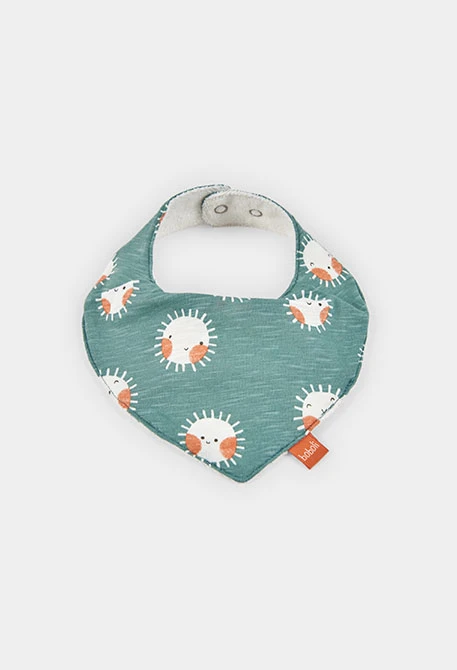 Pack de 2 baberos bebé algodón estampado