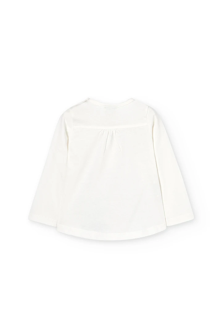 Knit t-Shirt for baby girl -BCI