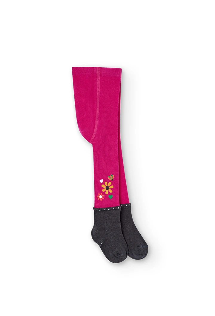 Strumpfhose blumen für baby -BCI