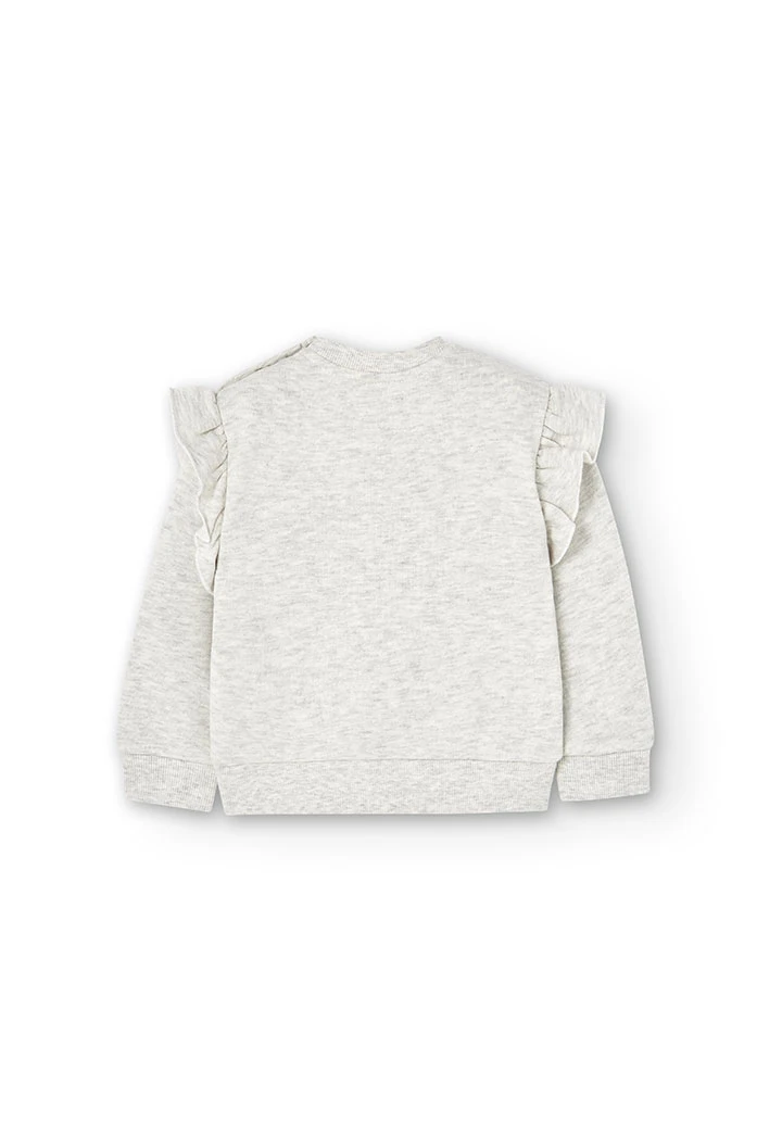 Sweatshirt felpa para o bebé menina -BCI