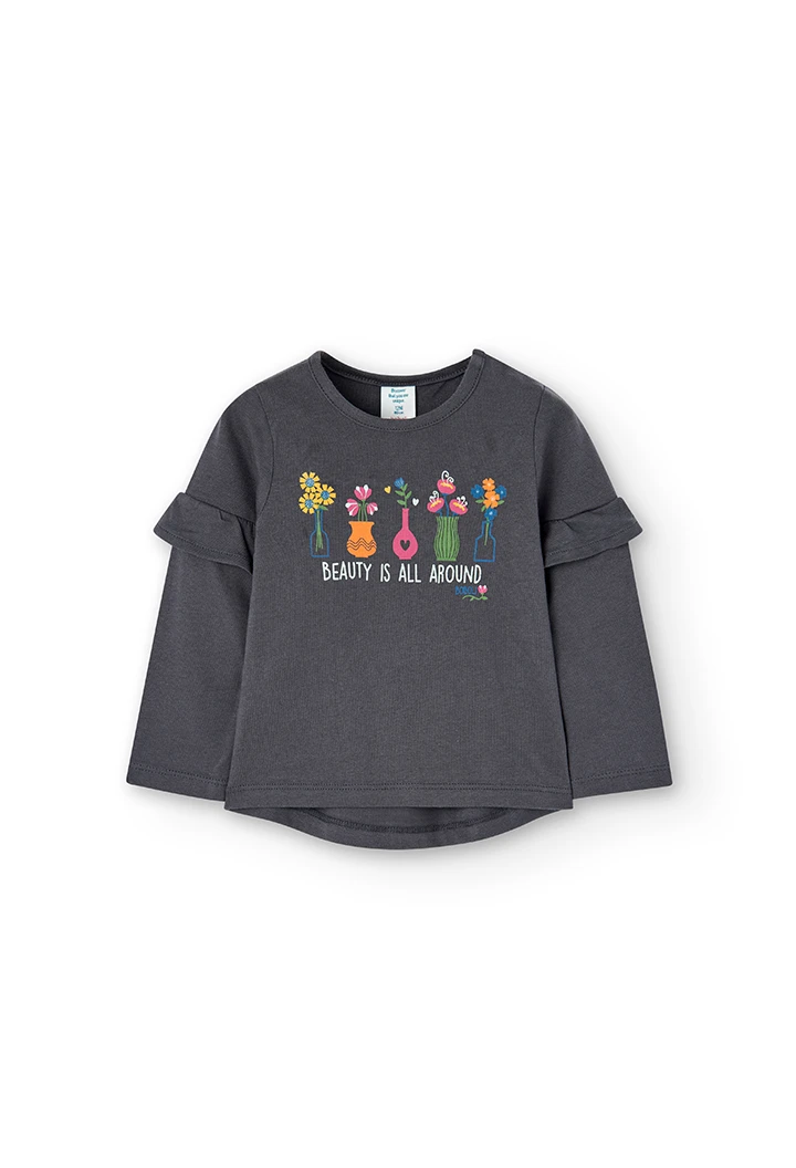 Knit t-Shirt for baby -BCI