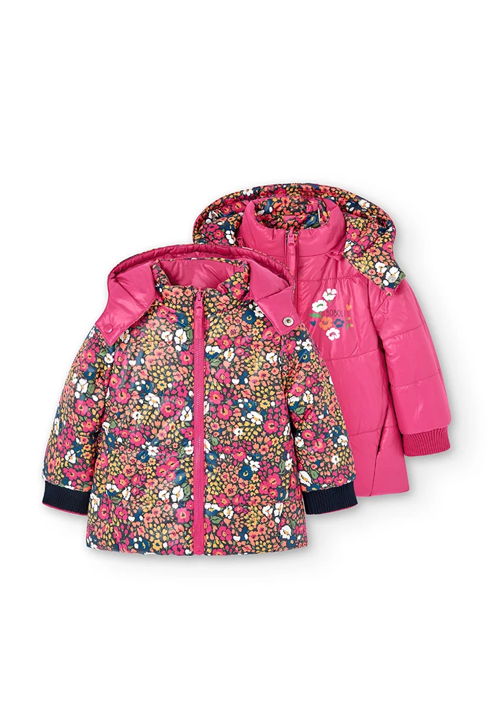 Parka reversibel technisches stoff für baby