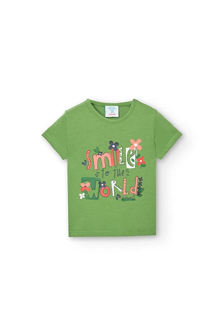 Pack tricoté pour bébé fille en vert