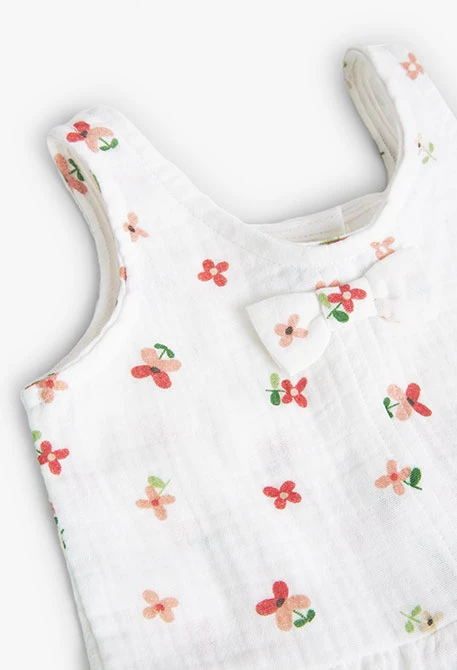 Baby girl's printed fantasy fabric top