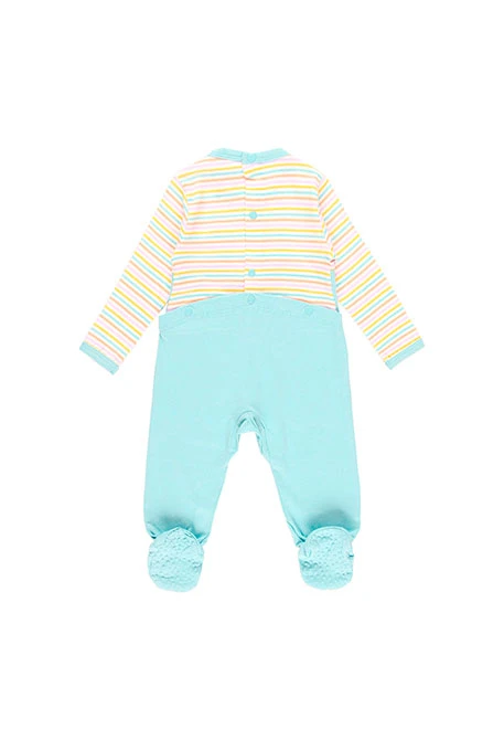 Grenouillère en tricot pour bébé - organique