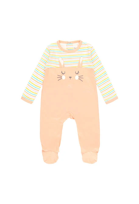 Grenouillère en tricot pour bébé - organique